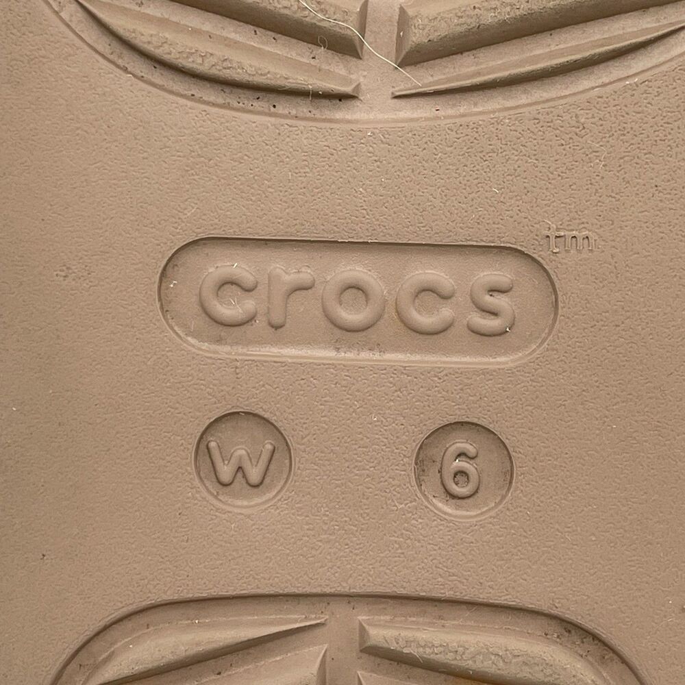 Crocs Getaway Platform H-Strap Sandals Women's 6 Taupe Casual Open Toe Comfort - Picture 7 of 16